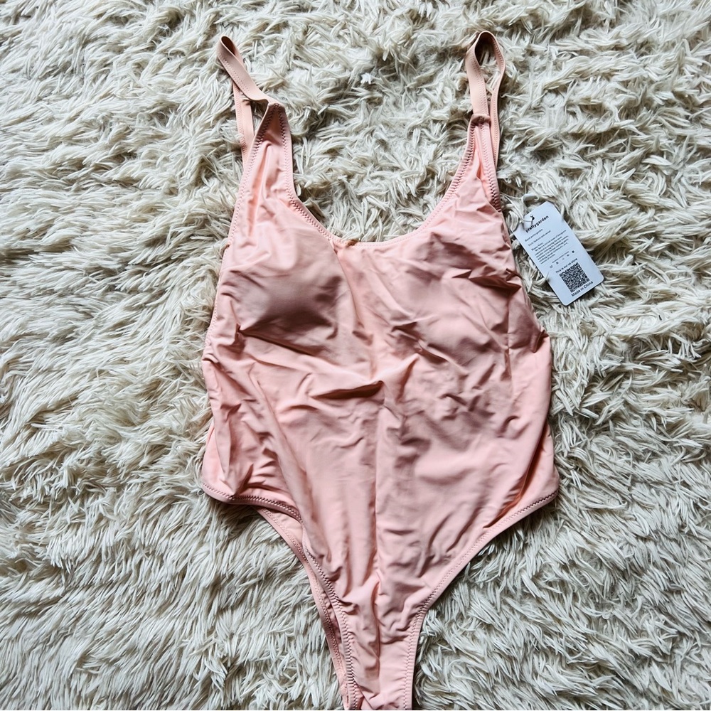 Light Pink One Piece Swimsuit